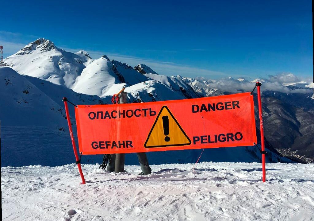 В Сочи предупреждают о возможной опасности схода лавин